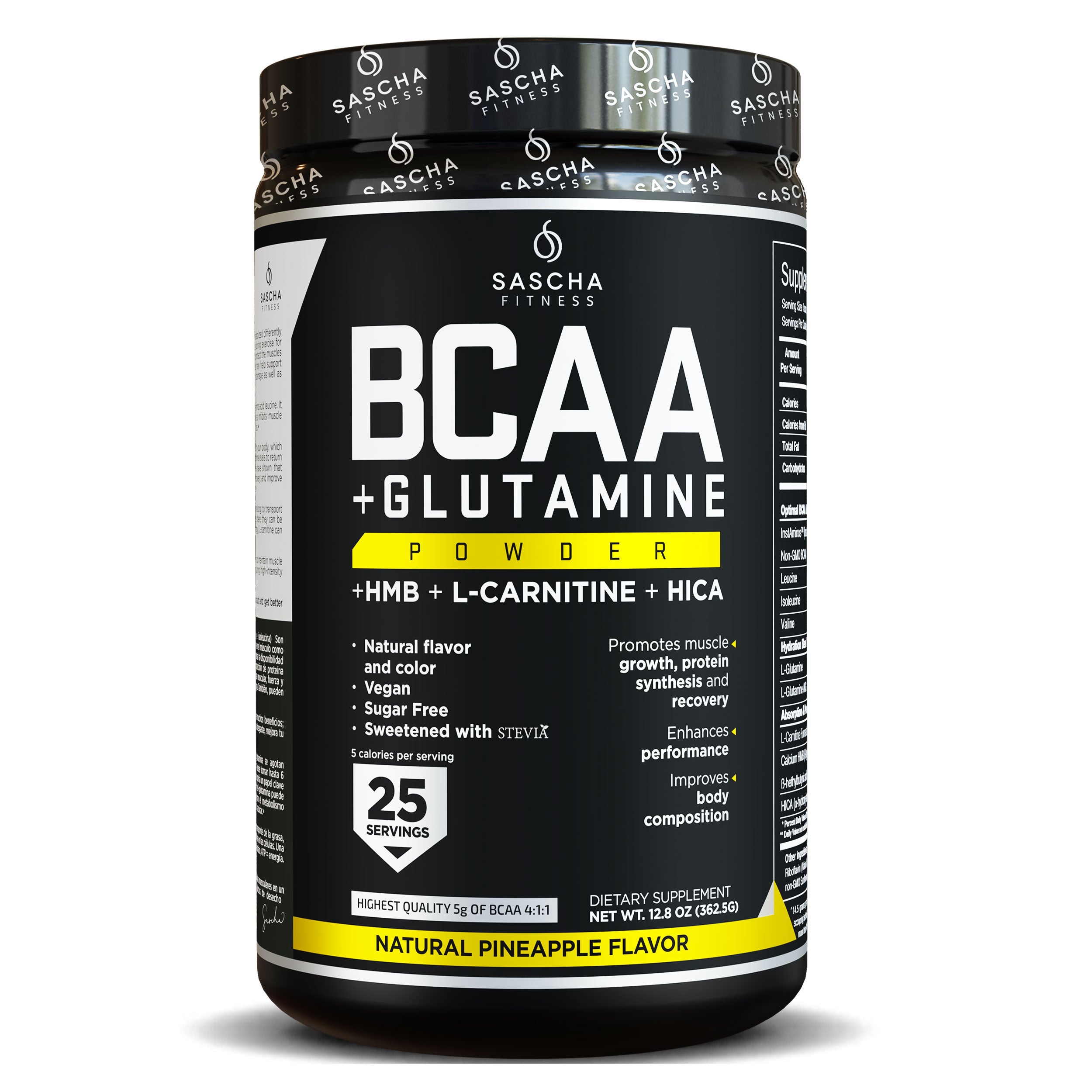 BCAAs + Glutamine Powder - Piña